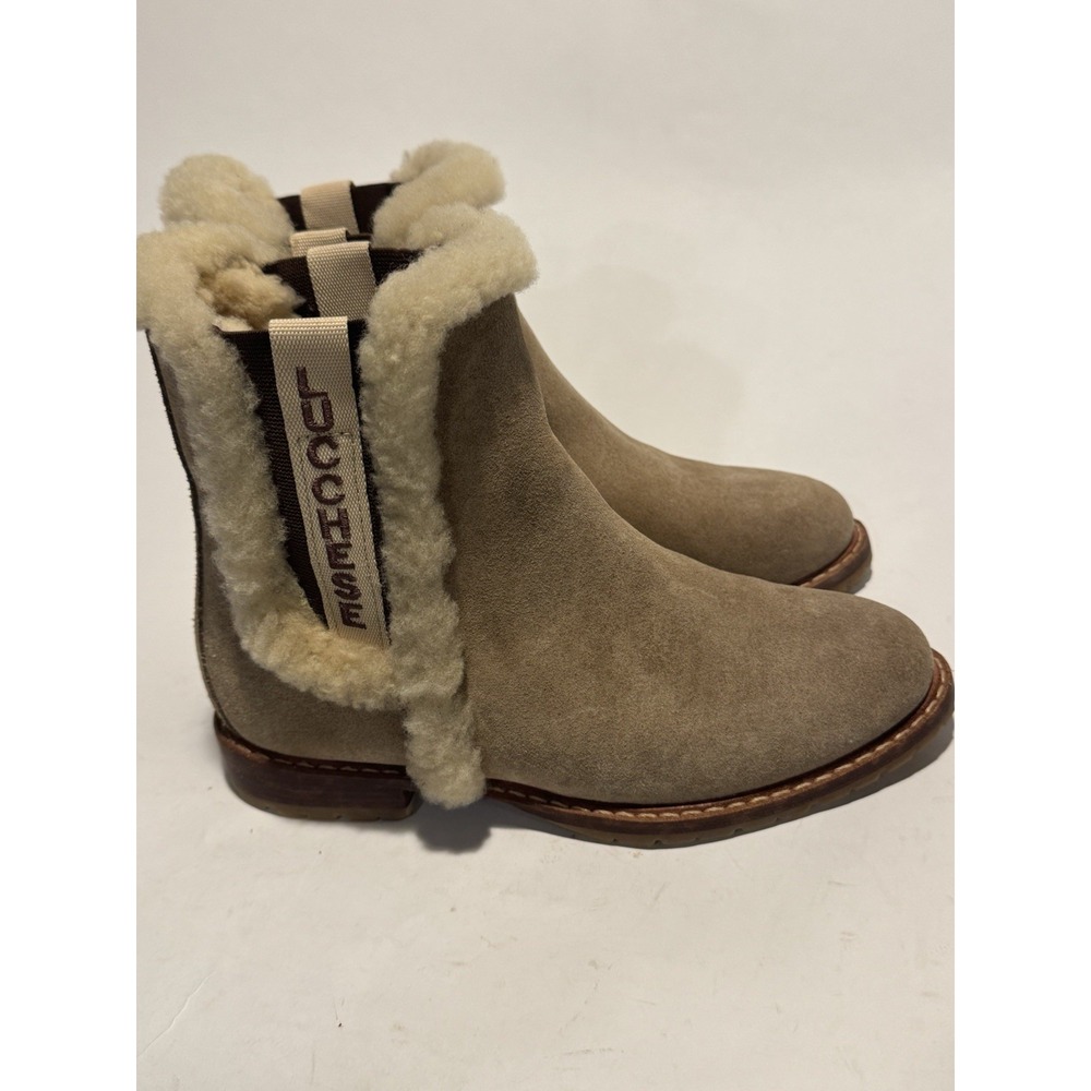 lucchese boots womens chelsea leather beige 6.5 - Picture 3 of 6